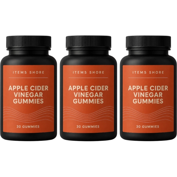 Items Shore 3 Apple Cider Vinegar Gummies
