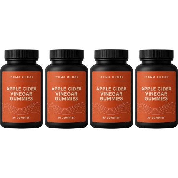 Items Shore 4 Apple Cider Vinegar Gummies