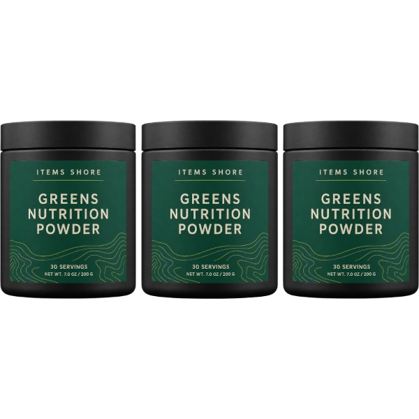 Items Shore 3 Greens Nutrition Powder