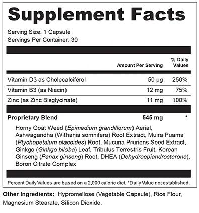 Items Shore 1 Male Enhancement ingredients